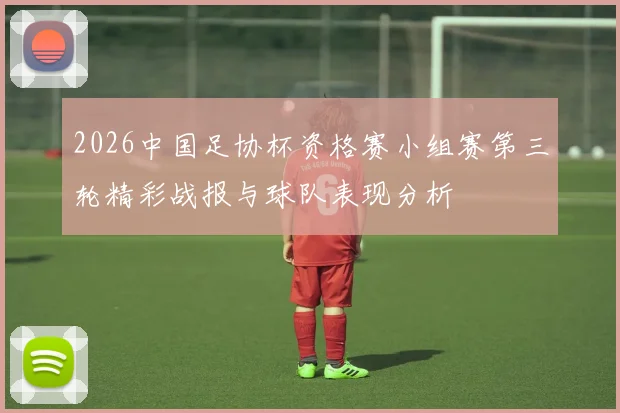 2026中国足协杯资格赛小组赛第三轮精彩战报与球队表现分析